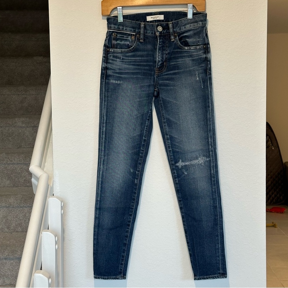 Moussy Mv Lancaster Skinny Jeans Size 24